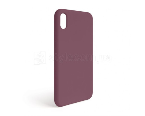 Чохол Full Silicone Case для Apple iPhone Xr maroon (42) (без логотипу) TPS-2710000257844