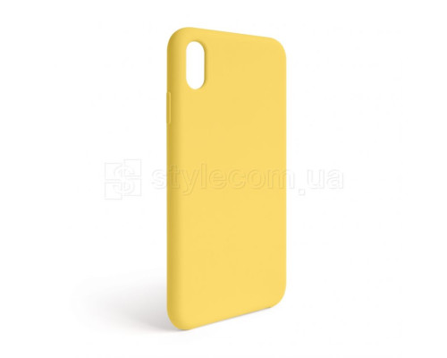 Чохол Full Silicone Case для Apple iPhone Xr yellow (04) (без логотипу) TPS-2710000258018