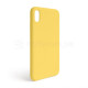 Чохол Full Silicone Case для Apple iPhone Xr yellow (04) (без логотипу) TPS-2710000258018