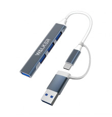 Перехідник USB-HUB 4в1 WALKER WHUB-11 TPS-2710000258049