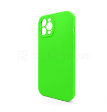 Чохол Full Silicone Case для Apple iPhone 12 Pro Max shiny green (40) закрита камера (без логотипу)