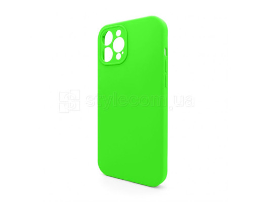 Чохол Full Silicone Case для Apple iPhone 12 Pro Max shiny green (40) закрита камера (без логотипу) TPS-2710000258452