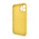 Чохол Full Silicone Case для Apple iPhone 12 Pro Max yellow (04) закрита камера (без логотипу) TPS-2710000258490