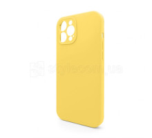 Чохол Full Silicone Case для Apple iPhone 12 Pro Max yellow (04) закрита камера (без логотипу) TPS-2710000258490