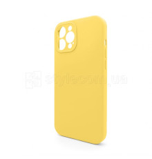 Чохол Full Silicone Case для Apple iPhone 12 Pro Max yellow (04) закрита камера (без логотипу)