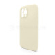 Чохол Full Silicone Case для Apple iPhone 12 Pro Max antique white (10) закрита камера (без логотипу) TPS-2710000258148