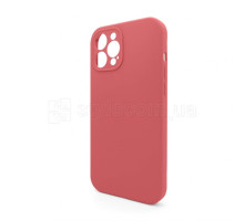 Чохол Full Silicone Case для Apple iPhone 12 Pro Max camellia (25) закрита камера (без логотипу) TPS-2710000258186