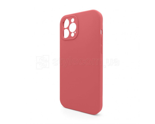 Чохол Full Silicone Case для Apple iPhone 12 Pro Max camellia (25) закрита камера (без логотипу) TPS-2710000258186