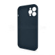 Чохол Full Silicone Case для Apple iPhone 12 Pro Max cosmos blue (46) закрита камера (без логотипу) TPS-2710000258216