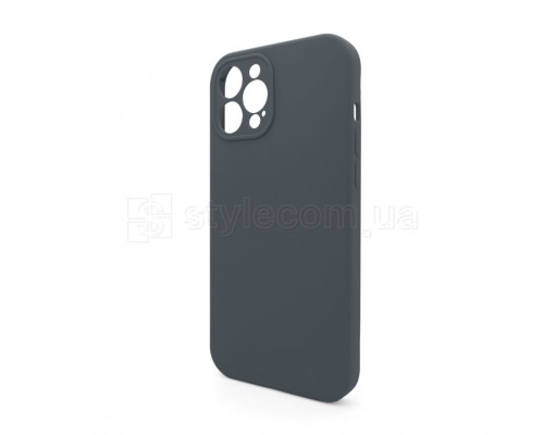 Чохол Full Silicone Case для Apple iPhone 12 Pro Max dark grey (15) закрита камера (без логотипу) TPS-2710000258230