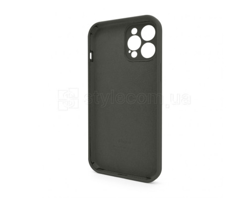 Чохол Full Silicone Case для Apple iPhone 12 Pro Max dark olive (35) закрита камера (без логотипу) TPS-2710000258247