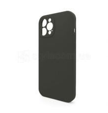 Чохол Full Silicone Case для Apple iPhone 12 Pro Max dark olive (35) закрита камера (без логотипу) TPS-2710000258247