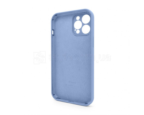 Чохол Full Silicone Case для Apple iPhone 12 Pro Max light blue (05) закрита камера (без логотипу) TPS-2710000258315