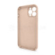 Чохол Full Silicone Case для Apple iPhone 12 Pro Max nude (19) закрита камера (без логотипу) TPS-2710000258353