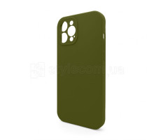 Чохол Full Silicone Case для Apple iPhone 12 Pro Max forest green (63) закрита камера (без логотипу)