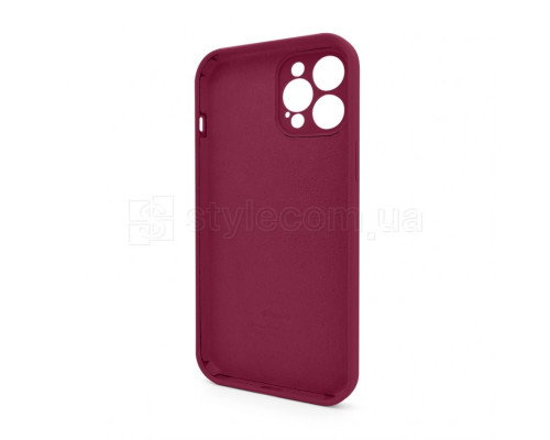 Чохол Full Silicone Case для Apple iPhone 12 Pro Max rose red (37) закрита камера (без логотипу) TPS-2710000258421