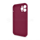 Чохол Full Silicone Case для Apple iPhone 12 Pro Max rose red (37) закрита камера (без логотипу) TPS-2710000258421