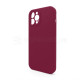 Чохол Full Silicone Case для Apple iPhone 12 Pro Max rose red (37) закрита камера (без логотипу) TPS-2710000258421