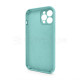 Чохол Full Silicone Case для Apple iPhone 12 Pro Max sea blue (21) закрита камера (без логотипу) TPS-2710000258445