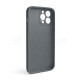 Чохол Full Silicone Case для Apple iPhone 13 Pro Max dark grey (15) закрита камера (без логотипу) TPS-2710000258506