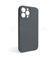 Чохол Full Silicone Case для Apple iPhone 13 Pro Max dark grey (15) закрита камера (без логотипу) TPS-2710000258506