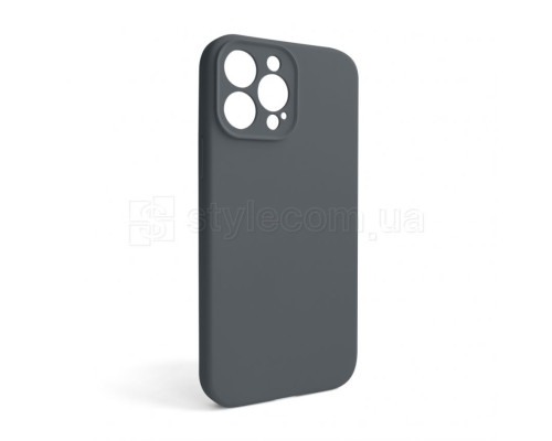 Чохол Full Silicone Case для Apple iPhone 13 Pro Max dark grey (15) закрита камера (без логотипу) TPS-2710000258506