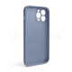 Чохол Full Silicone Case для Apple iPhone 13 Pro Max lavender grey (28) закрита камера (без логотипу) TPS-2710000258551