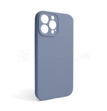 Чохол Full Silicone Case для Apple iPhone 13 Pro Max lavender grey (28) закрита камера (без логотипу) TPS-2710000258551