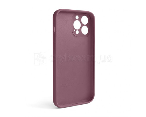 Чохол Full Silicone Case для Apple iPhone 13 Pro Max maroon (42) закрита камера (без логотипу) TPS-2710000258575