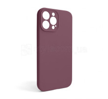 Чохол Full Silicone Case для Apple iPhone 13 Pro Max maroon (42) закрита камера (без логотипу) TPS-2710000258575