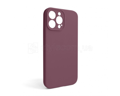 Чохол Full Silicone Case для Apple iPhone 13 Pro Max maroon (42) закрита камера (без логотипу) TPS-2710000258575