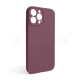 Чохол Full Silicone Case для Apple iPhone 13 Pro Max maroon (42) закрита камера (без логотипу) TPS-2710000258575