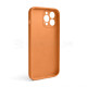 Чохол Full Silicone Case для Apple iPhone 13 Pro Max papaya (49) закрита камера (без логотипу) TPS-2710000258599