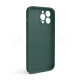 Чохол Full Silicone Case для Apple iPhone 13 Pro Max pine green (55) закрита камера (без логотипу)