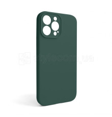 Чохол Full Silicone Case для Apple iPhone 13 Pro Max pine green (55) закрита камера (без логотипу)