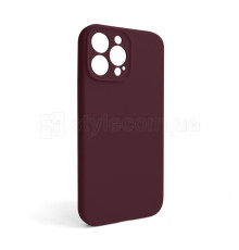 Чохол Full Silicone Case для Apple iPhone 13 Pro Max plum (57) закрита камера (без логотипу)