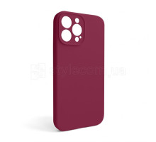 Чохол Full Silicone Case для Apple iPhone 13 Pro Max rose red (37) закрита камера (без логотипу)