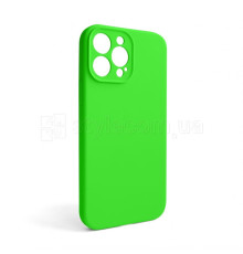 Чохол Full Silicone Case для Apple iPhone 13 Pro Max shiny green (40) закрита камера (без логотипу) TPS-2710000258643