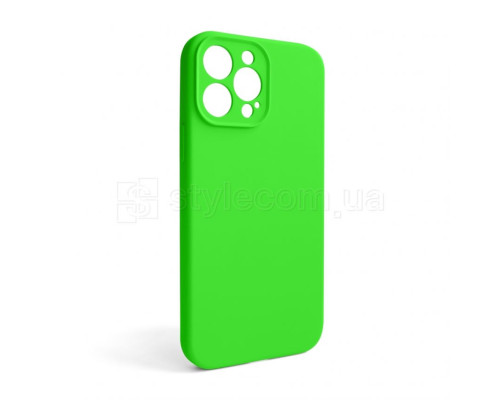 Чохол Full Silicone Case для Apple iPhone 13 Pro Max shiny green (40) закрита камера (без логотипу) TPS-2710000258643