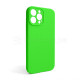 Чохол Full Silicone Case для Apple iPhone 13 Pro Max shiny green (40) закрита камера (без логотипу) TPS-2710000258643