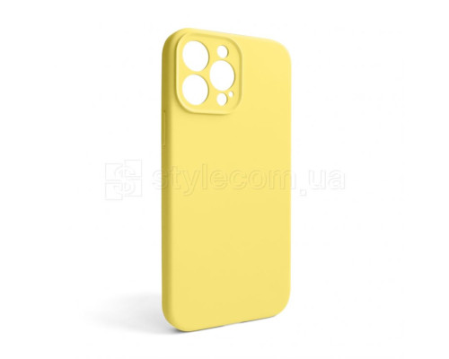 Чохол Full Silicone Case для Apple iPhone 13 Pro Max yellow (04) закрита камера (без логотипу) TPS-2710000258667