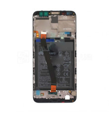 Дисплей (LCD) для Huawei Mate 10 Lite 02351QCY з тачскріном та рамкою black Service Original Full (buzzer+speaker+mic+flats) TPS-2710000258674