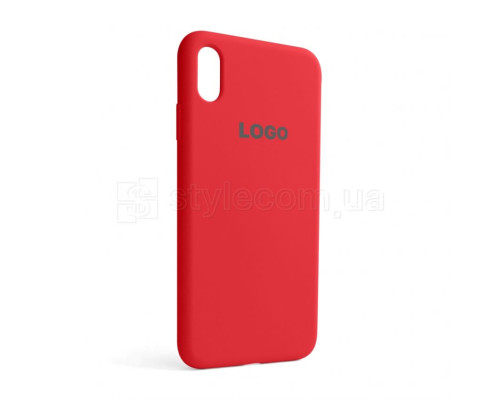 Чохол Full Silicone Case для Apple iPhone Xs Max red (14)