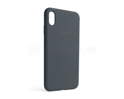 Чохол Full Silicone Case для Apple iPhone Xs Max dark grey (15) TPS-2710000258940