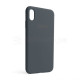 Чохол Full Silicone Case для Apple iPhone Xs Max dark grey (15) TPS-2710000258940