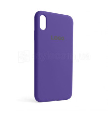 Чохол Full Silicone Case для Apple iPhone Xs Max purple (34)