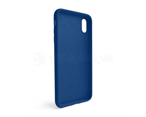 Чохол Full Silicone Case для Apple iPhone Xs Max blue cobalt (36)