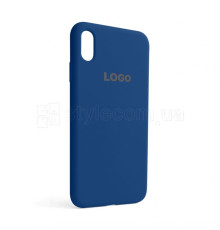 Чохол Full Silicone Case для Apple iPhone Xs Max blue cobalt (36)