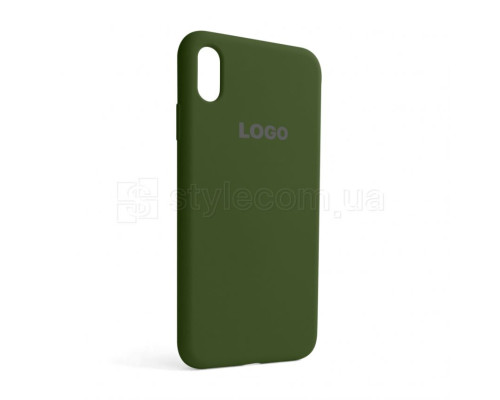 Чохол Full Silicone Case для Apple iPhone Xs Max army green (45) TPS-2710000259015 2710000259015
