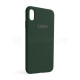 Чохол Full Silicone Case для Apple iPhone Xs Max atrovirens green (54) TPS-2710000259022